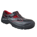 Hot Red Stitching Sandal Style Safety Shoes (HQ05029-1)